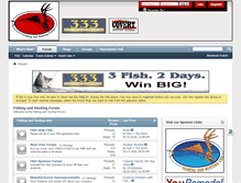 Tablet Screenshot of fishingandhuntingforum.com